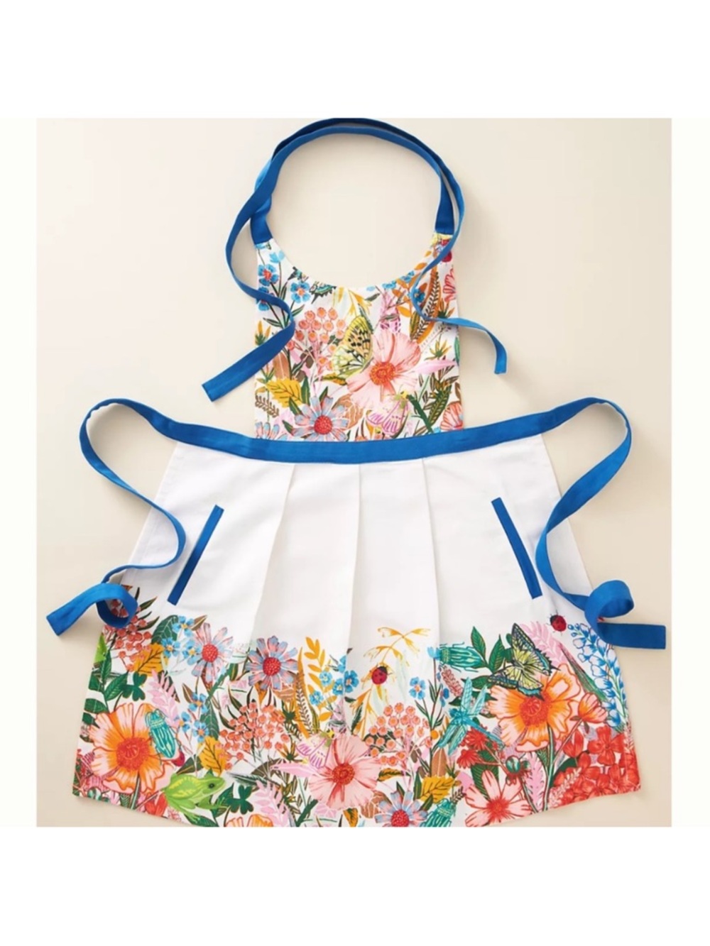 Anthropologie Gardenia Apron Twill Kitchen Baking Cooking Housewarming NEW